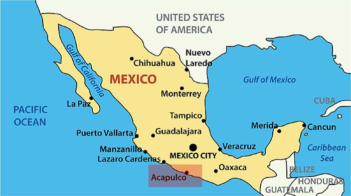 Acapulco Map