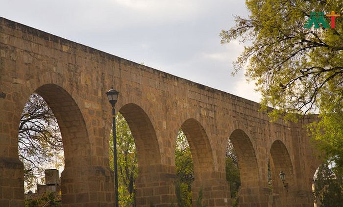 Aquaduct In Morelia Mexico