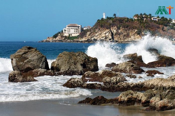 Beach In Puerto Escondido Mexico