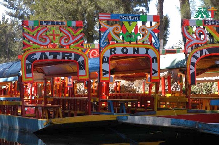 Boats Stand In Mexico City