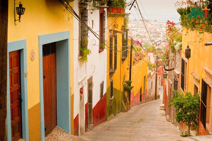 Colorful Streets In San Miguel De Allende