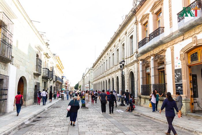 Downtown Oaxaca Mexico Streets