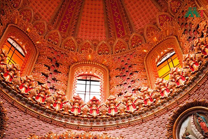 Guadalupita Church Dome In Morelia Mexico