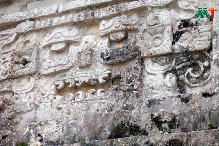 Mayan Ruins At Merida Mexico